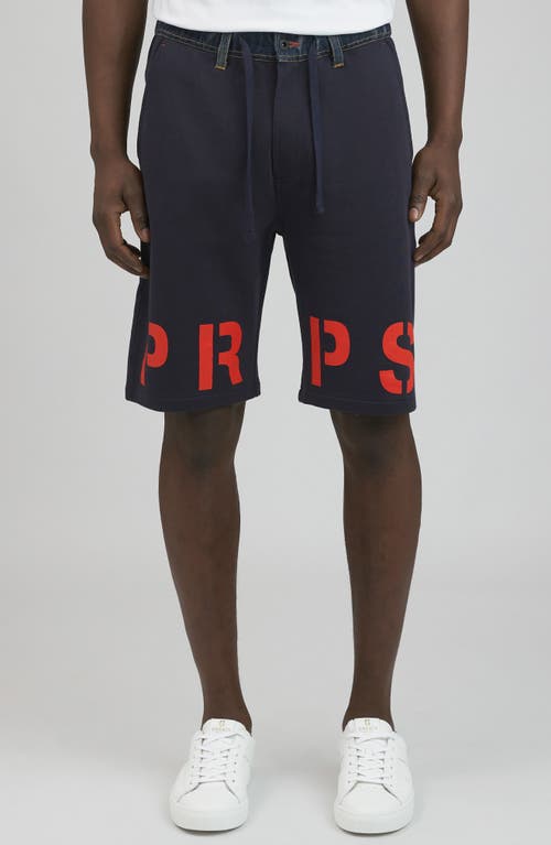 PRPS Saitama Knit Shorts Navy at Nordstrom,