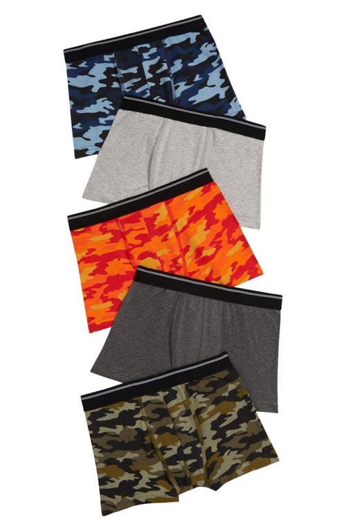 Tucker + Tate Kids' Assorted 5-Pack Trunks in Camo Pack