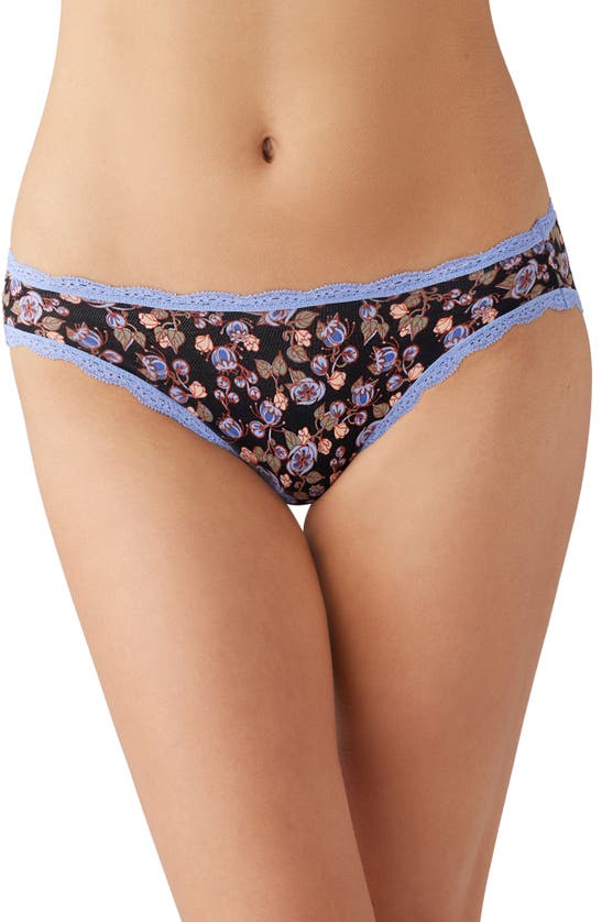 B.tempt'd By Wacoal Inspired Eyelet Bikini In Vintage Floral