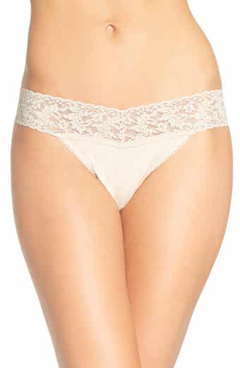 Buy Hanky Panky Women's Signature Lace Original Rise Thongs - One Size -  Chai , (Pack of 3) at