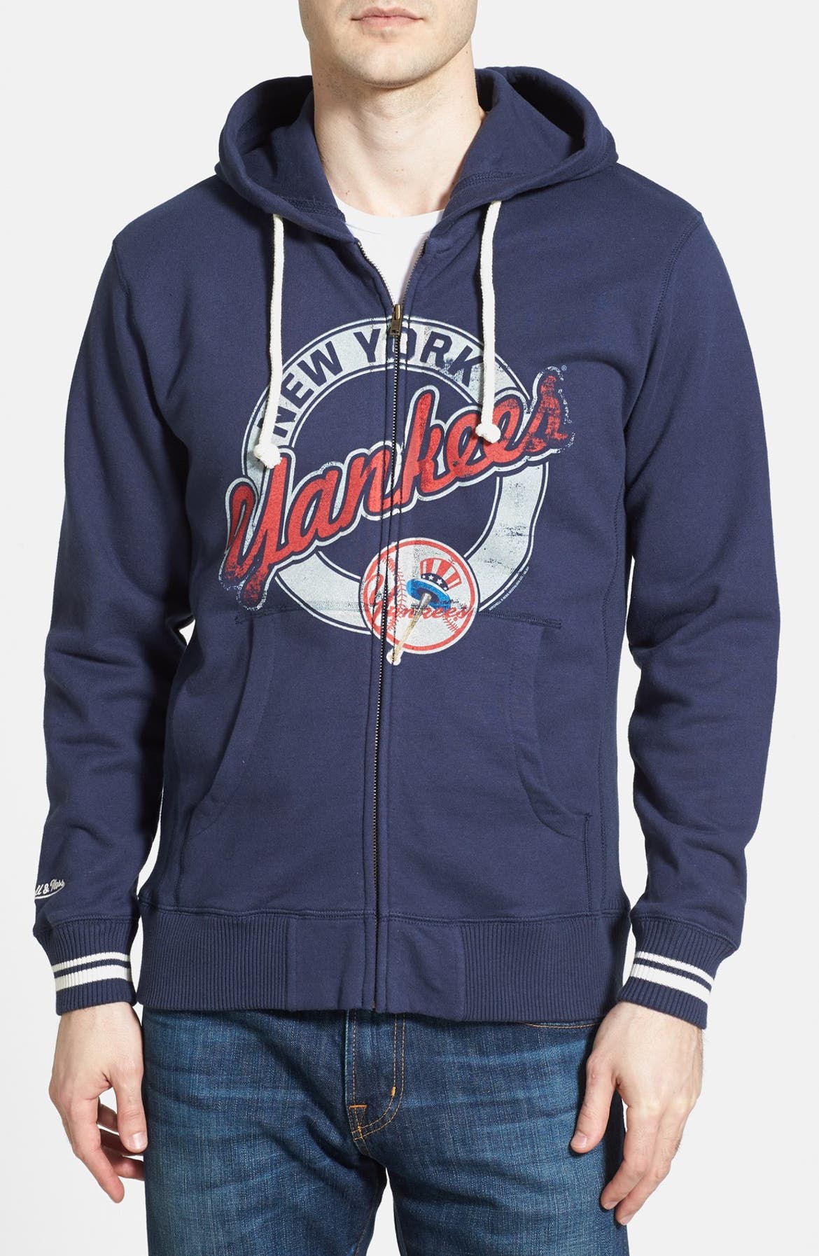 Mitchell & Ness 'New York Yankees' Full Zip Hoodie | Nordstrom