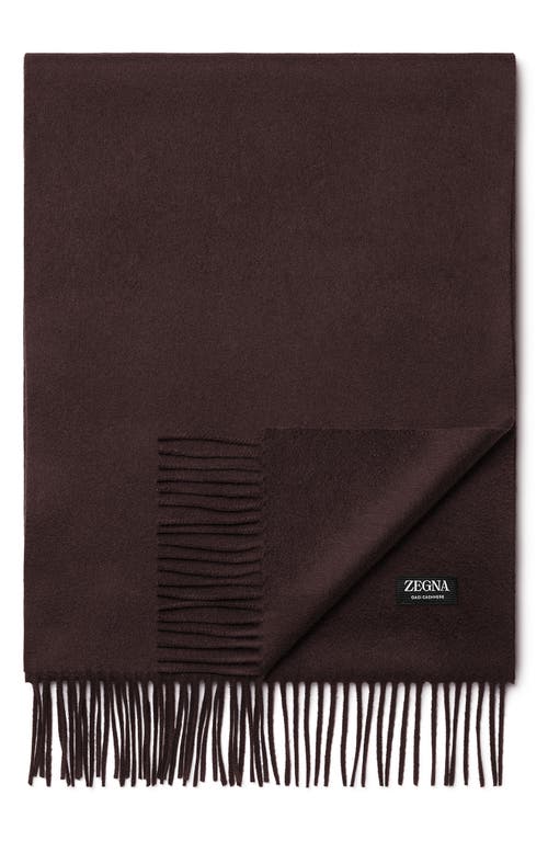 ZEGNA Oasi Cashmere Scarf in Plum at Nordstrom