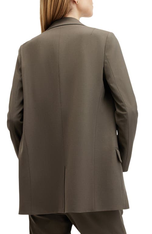 Allsaints Aleida Tri Blazer In Tarmac Green
