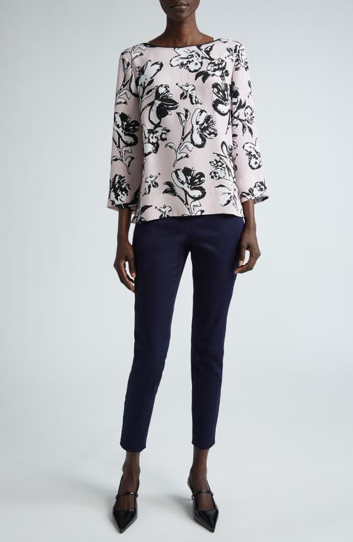 St John St. John Collection Slim Fit Crop Jeans In Indigo