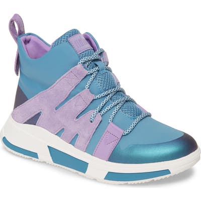 Fitflop Carita High Top Sneaker, Blue