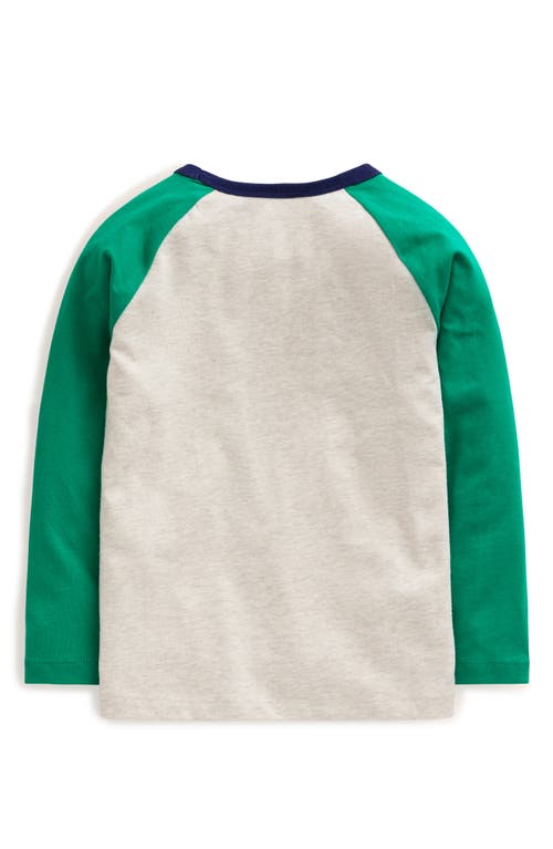 MINI BODEN MINI BODEN KIDS' TRAIN LONG SLEEVE COTTON GRAPHIC T-SHIRT 