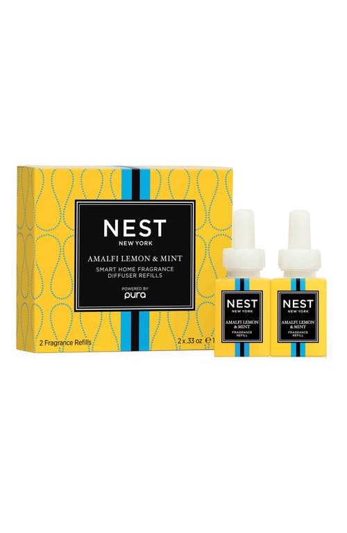 Nest New York Amalfi Lemon & Mint Pura Refill, Set Of 2 In Amalfi Lemon Mint