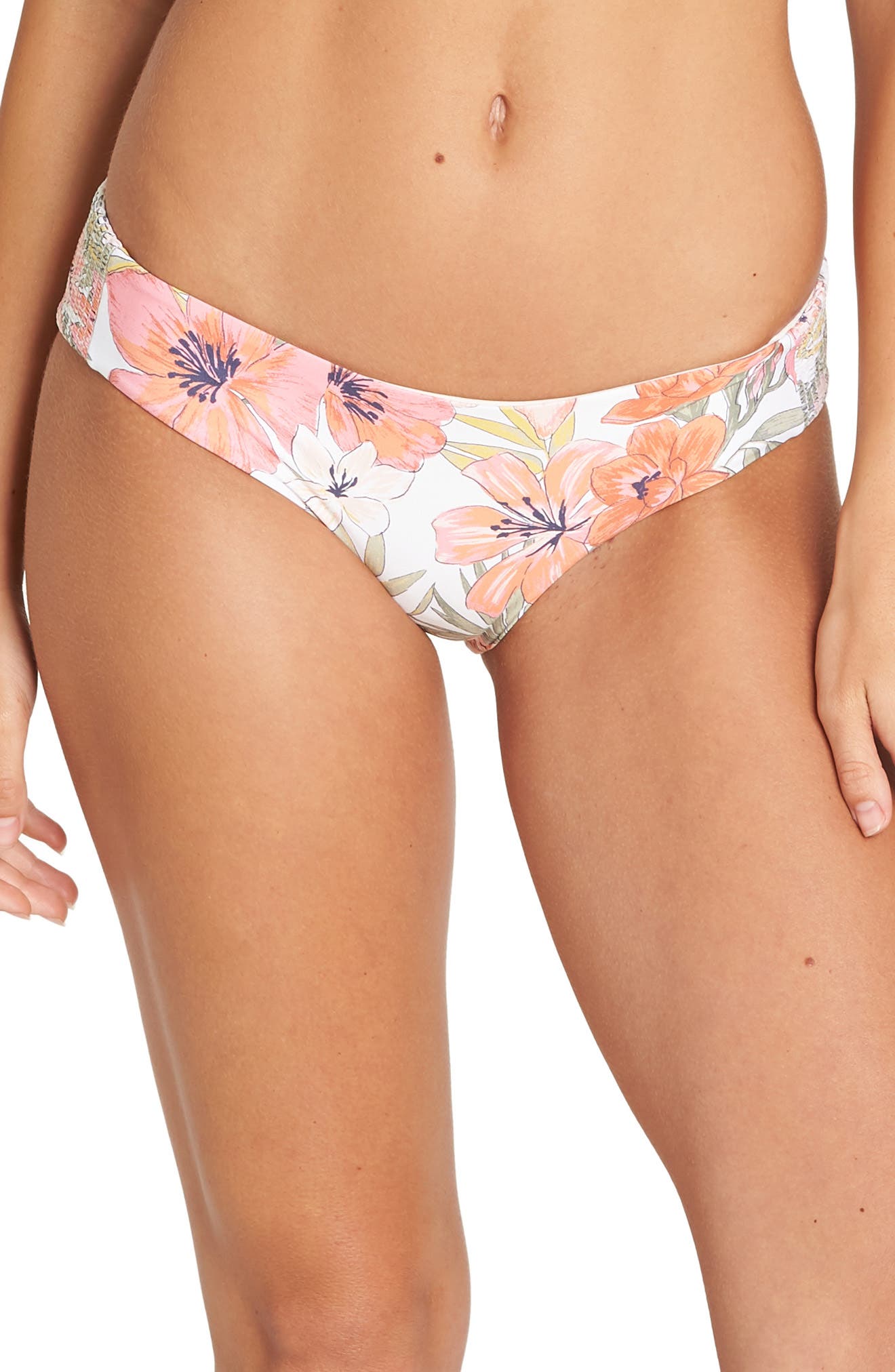 Billabong Tropic Luv Lowrider Bikini Bottoms, Pink