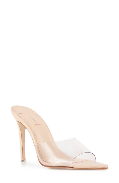 BLACK SUEDE STUDIO Bella Sandal Blush Leather/Blush Pvc at Nordstrom,