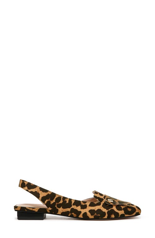 Franco Sarto Teagan Womens Animal Print Manmade D'orsay In Brown Multi