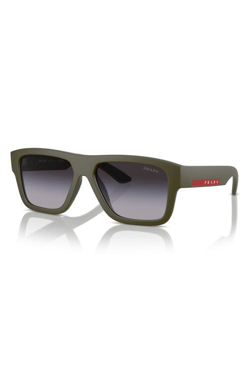 Prada Linea Rossa Man Sunglass Ps 04zs In Grey Gradient