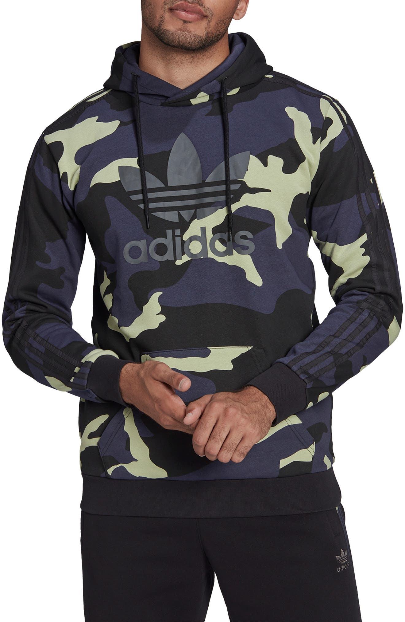 adidas camouflage pullover