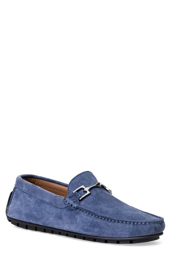 Bruno Magli Men's Xander Suede Driving Moccasin Loafers In Light Blue ...