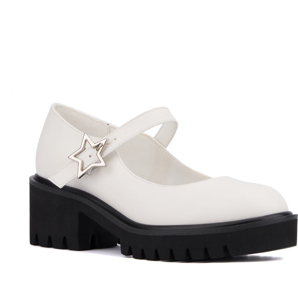 Olivia Miller North Node Mary Jane Loafer In White