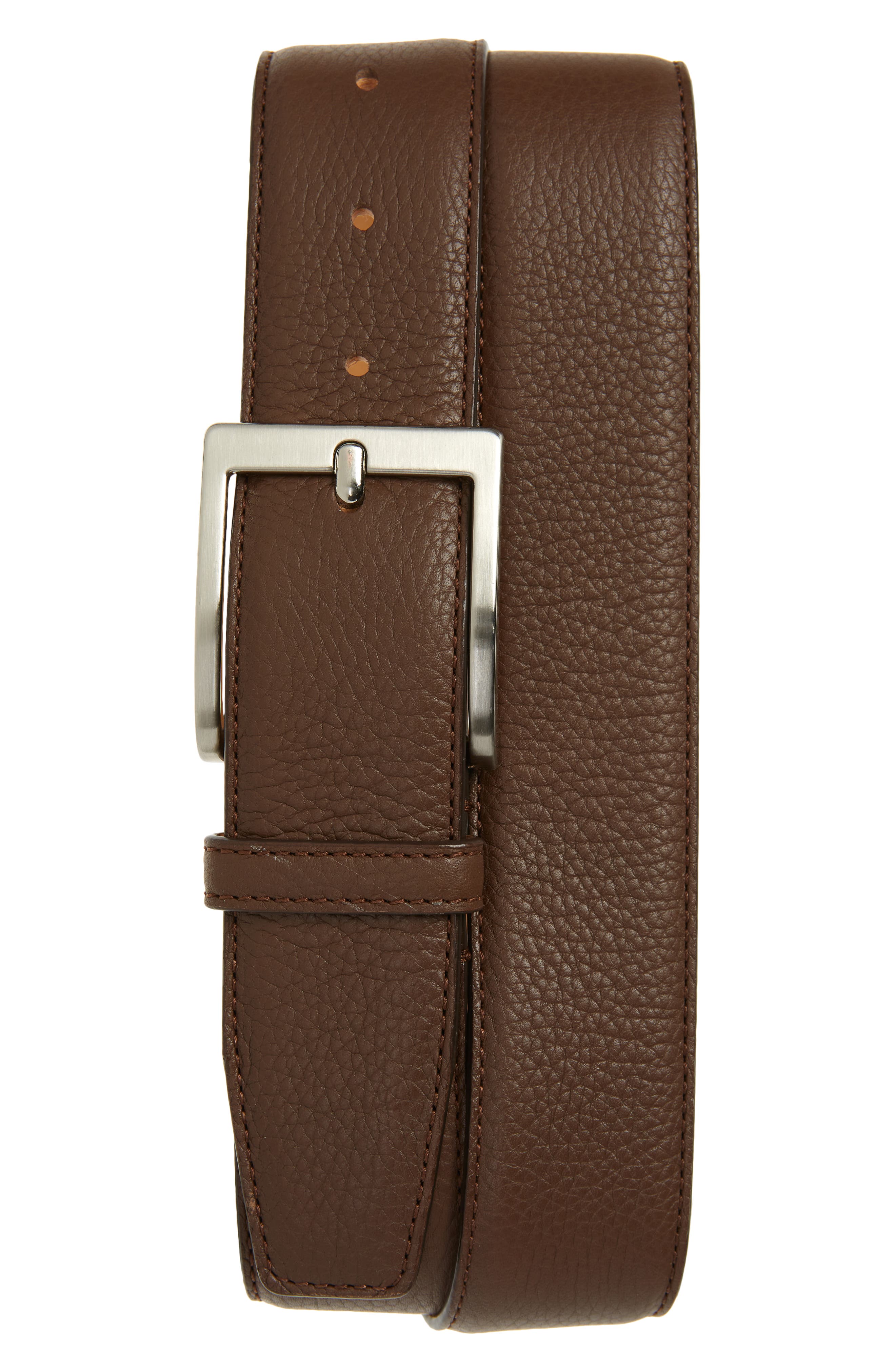 To Boot New York Leather Belt in Bott Tan/brown | Smart Closet