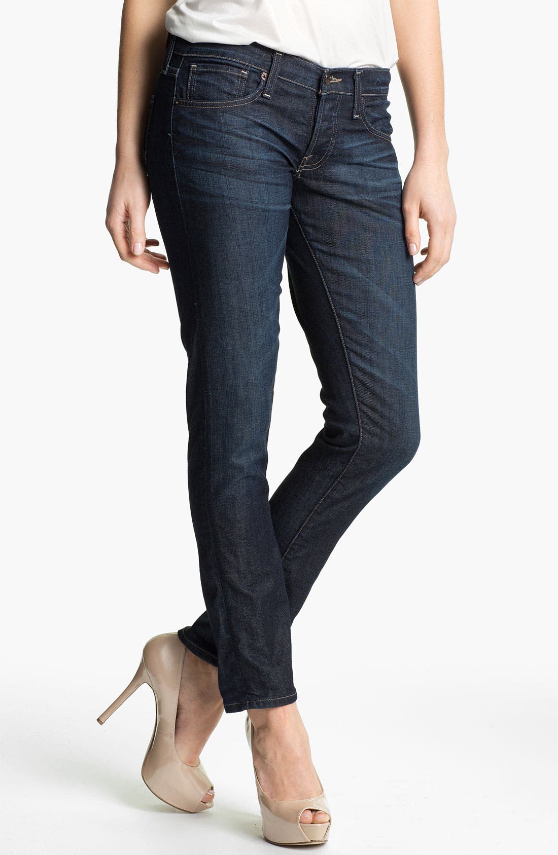Lucky Brand 'Sienna' Cigarette Jeans (Dark Paley) Exclusive