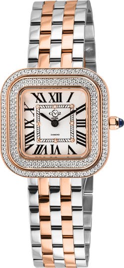 Gv2 milan womens 2025 diamond swiss quartz watch
