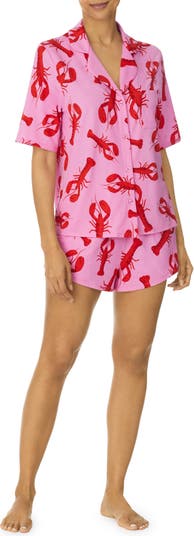 Shady Lady Women's Short Sleeve Tee & Boxer Pajama Set