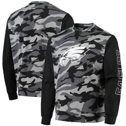 Men's FOCO Black New Orleans Saints Camo Long Sleeve T-Shirt