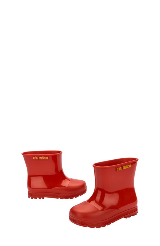 Shop Melissa Kids' Welly Rain Boots In Red