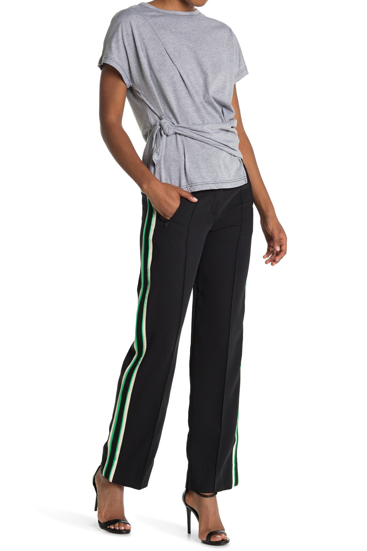 track pants high waisted