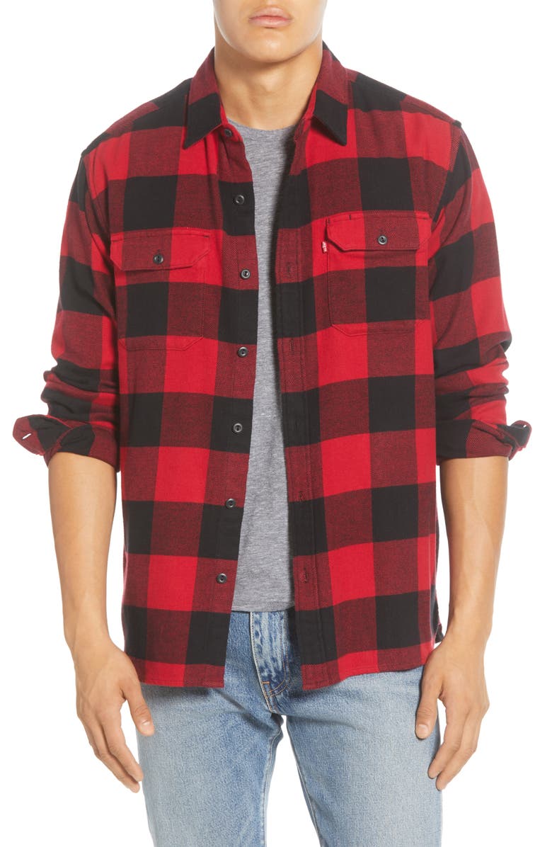 Levi's® Jackson Flannel Button-Up Work Shirt | Nordstrom
