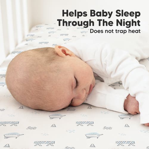 Keababies Soothe Fitted Crib Sheet In Excavation