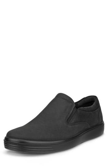 Shop Ecco Classic Slip-on Sneaker In Black/black