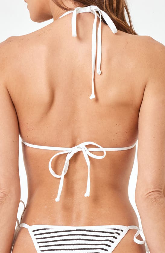 L*SPACE LSPACE STRIPE BIKINI TOP