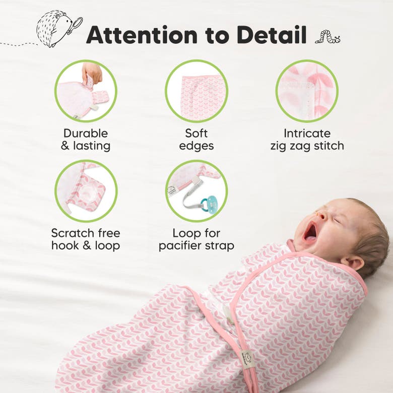 Keababies 3-pack Soothe Swaddle Wraps In Blossom