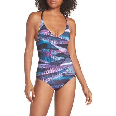 Nike Crossback One-Piece Swimsuit, Pink