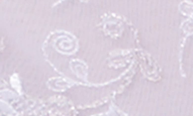 Shop Simone Perele Wish Embroidered Boyshorts In Cristal White