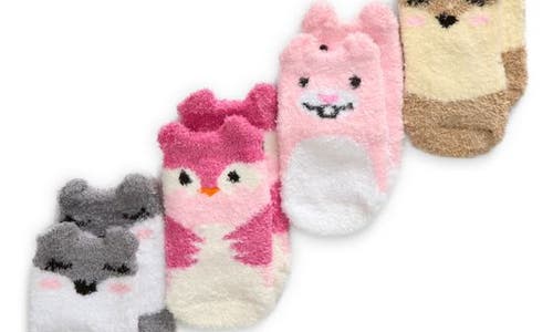 Shop Trumpette Forest Friends Assorted 4-pack Chenille Socks In Asst