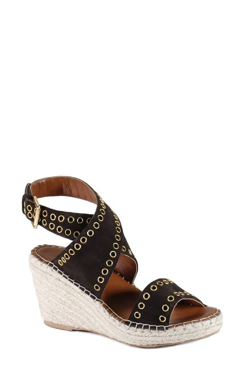 Diba True Gar Denia Wedge Sandal Brown at Nordstrom,