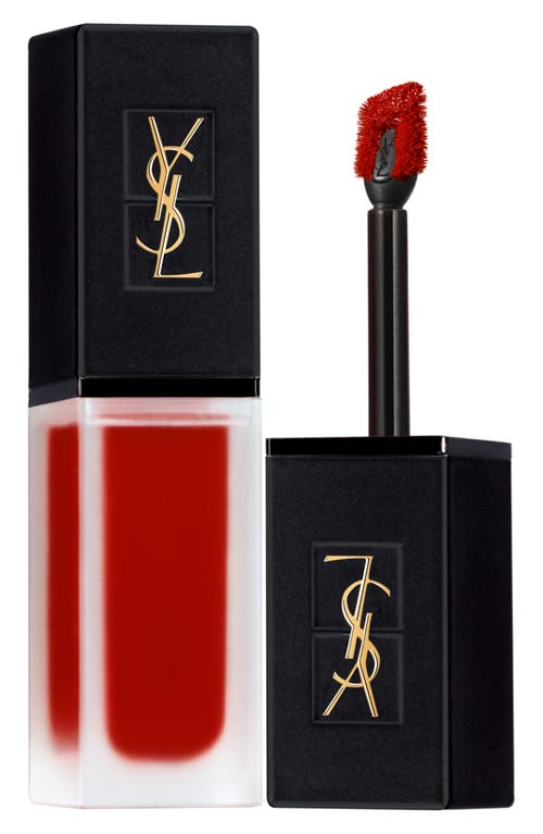 Yves Saint Laurent Tatouage Couture Velvet Cream Matte Liquid Lipstick in 212 Rouge Rebel at Nordstrom