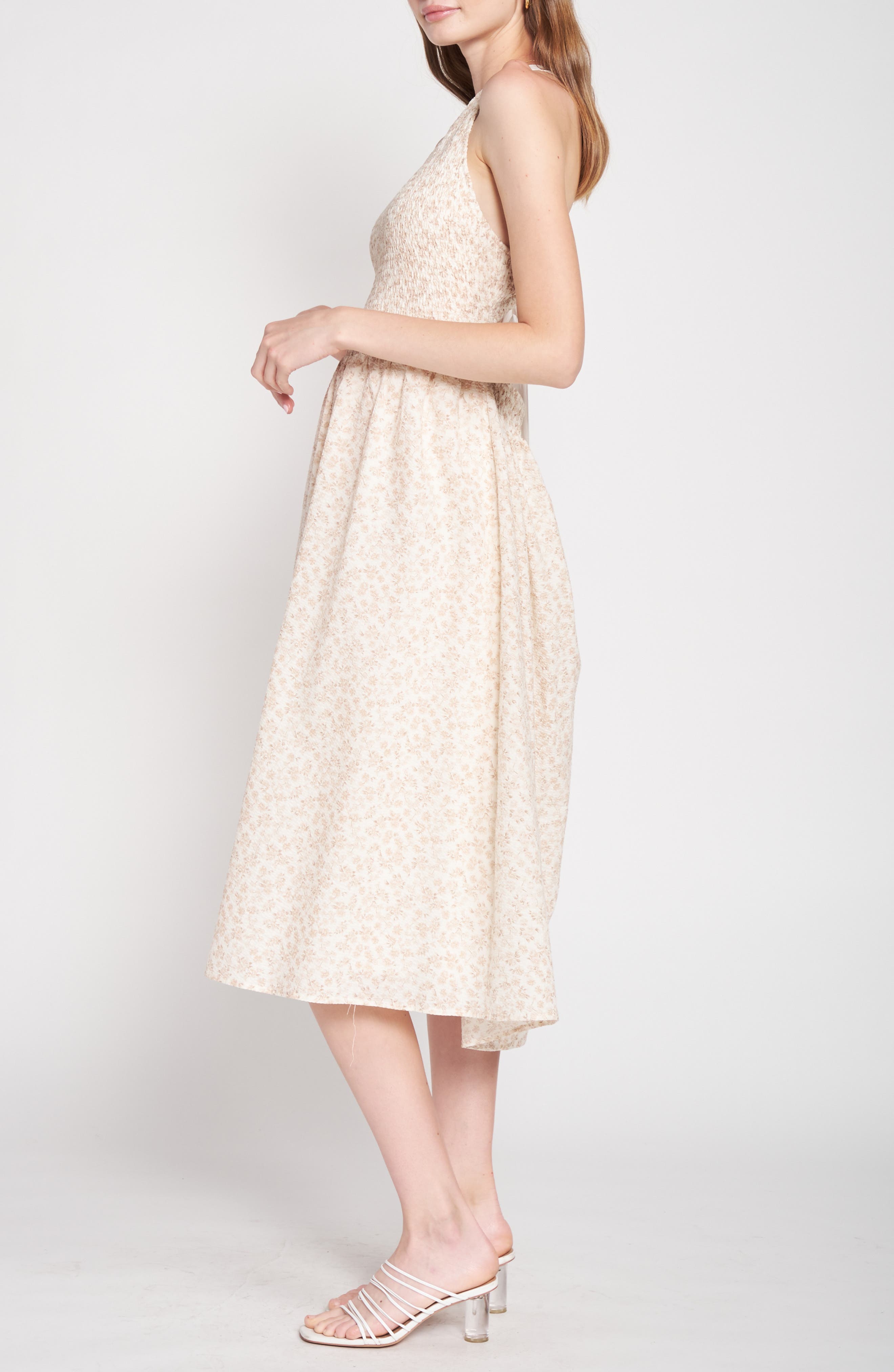 En Saison Lucia Floral Smocked Midi 