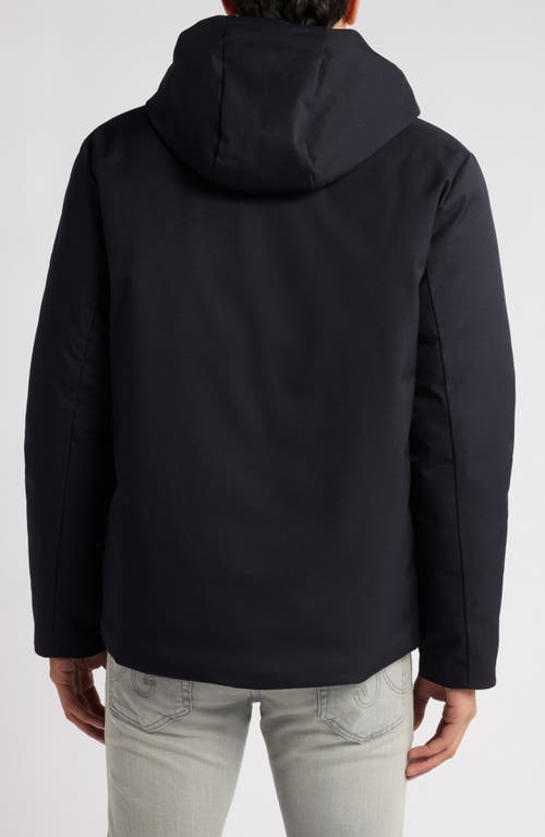 Shop Save The Duck Barnaby Hooded Jacket In Blue Black