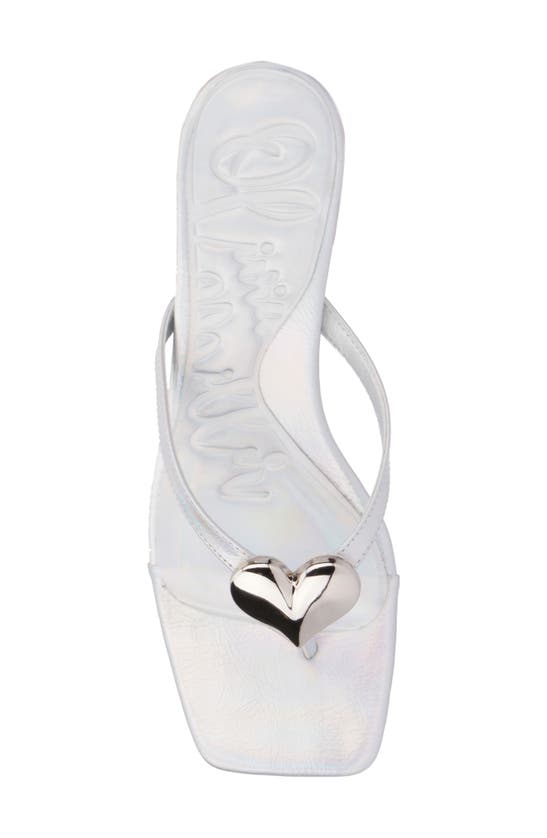 Shop Olivia Miller Love Buzz Sandal In Silver