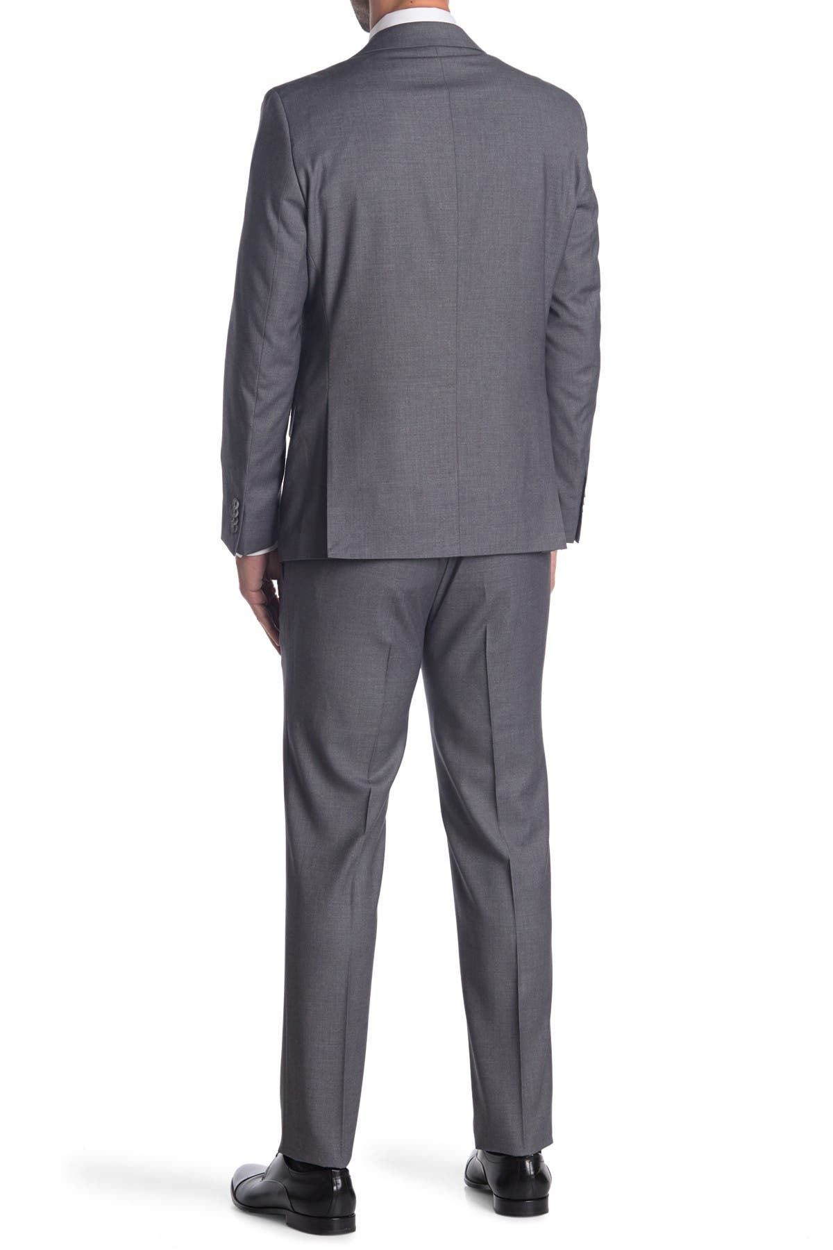 Kenneth Cole Reaction Grey Check Two Button Notch Lapel Slim Fit Suit In Medium Grey7