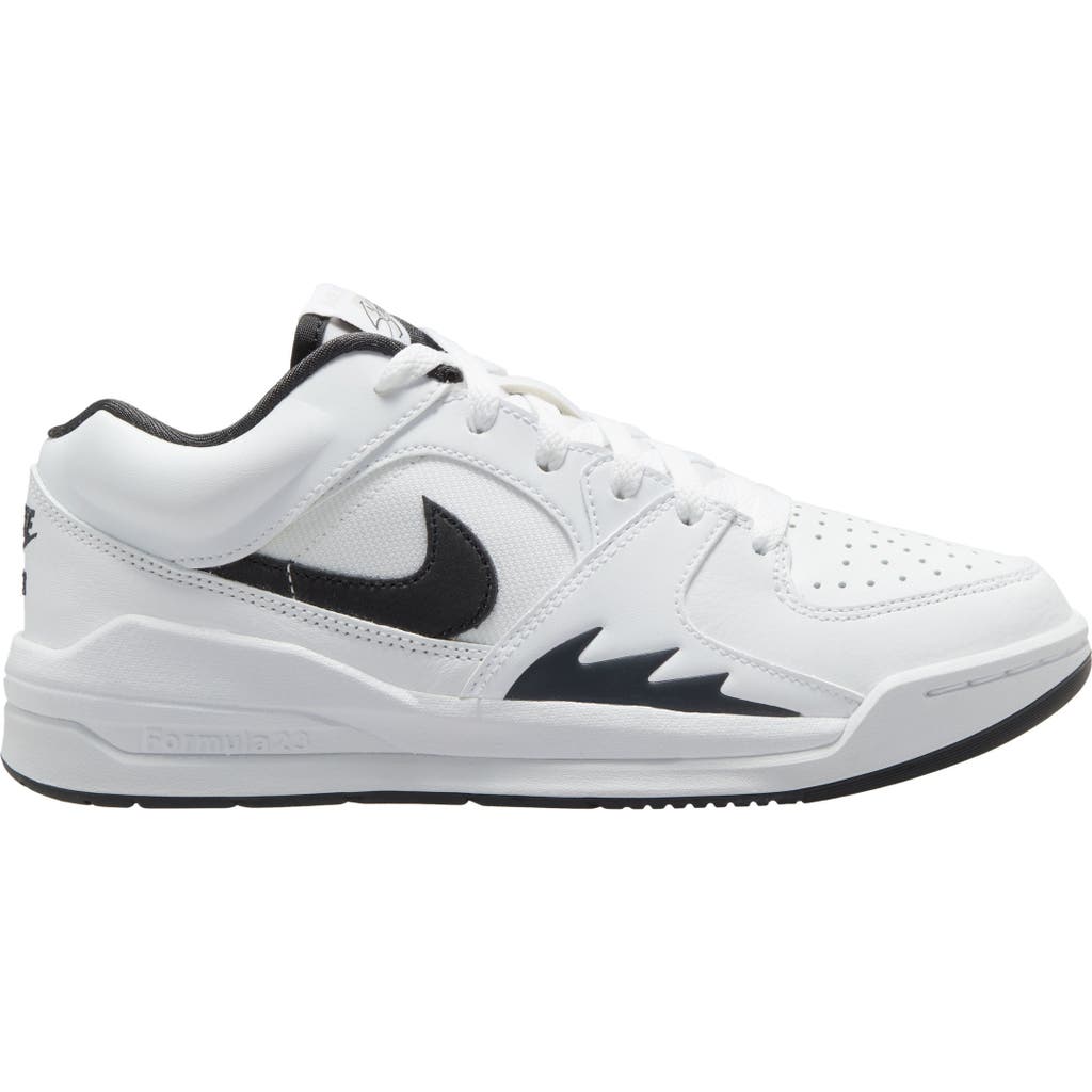 Jordan Stadium 90 Sneaker In White/black/neutral Grey