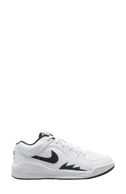 Shop Jordan Stadium 90 Sneaker In White/black/neutral Grey