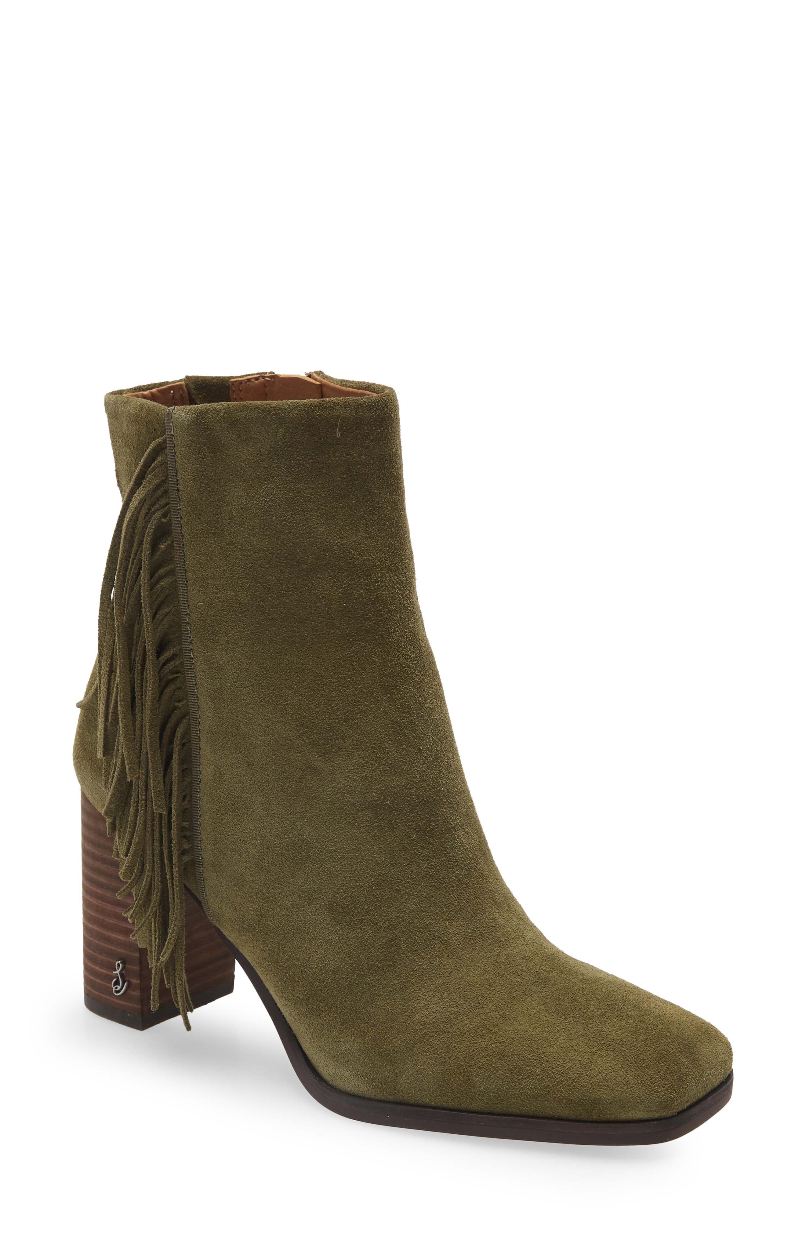 sam edelman booties fringe