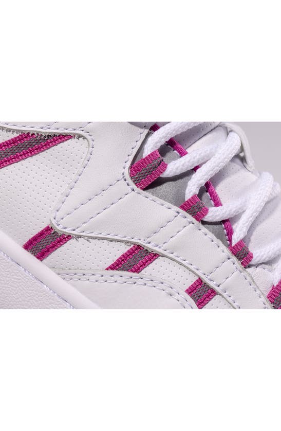 Shop K-swiss Slamm 99 Cc Sneaker In White/raspberry