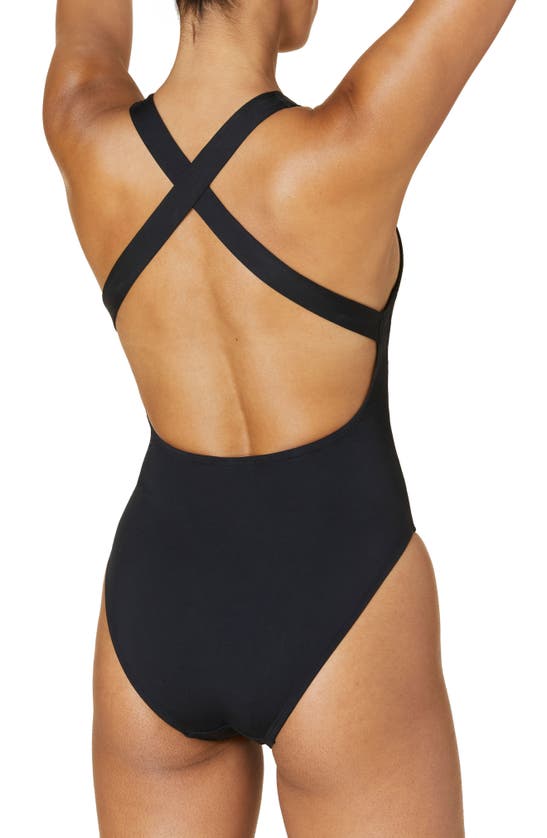Shop Andie The Tulum Long Torso One-piece Swimsuit In Black