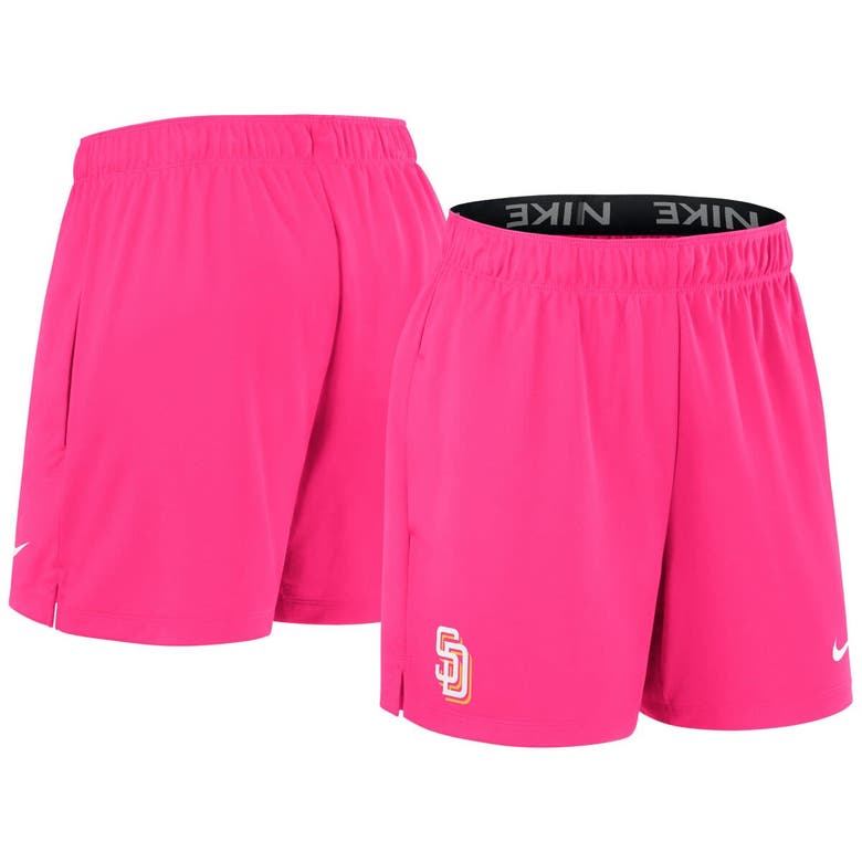Shop Nike Pink San Diego Padres Authentic Collection City Connect Practice Performance Shorts