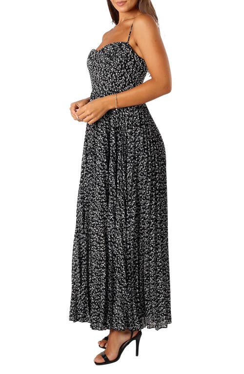 Petal And Pup Petal & Pup Achanti Floral Print A-line Dress In Black