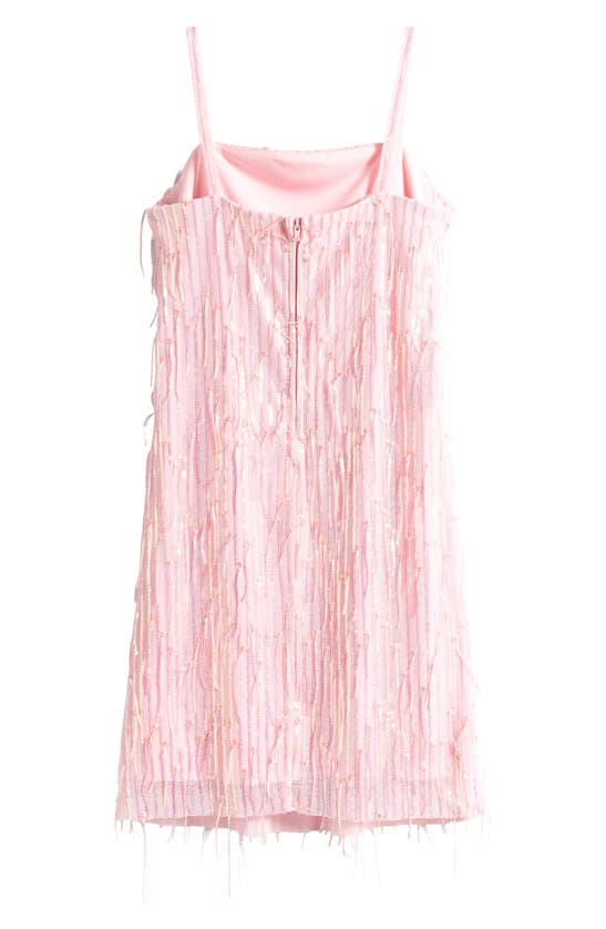 LOVE, NICKIE LEW LOVE, NICKIE LEW KIDS' FALLING SEQUINS DRESS