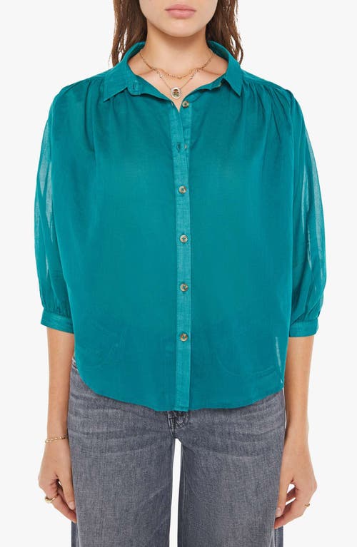 MOTHER The Breeze Cotton Button-Up Shirt at Nordstrom,