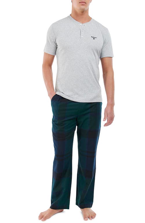 Barbour Stirling Short Sleeve Stretch Cotton Pajamas Classic Tartan at Nordstrom,