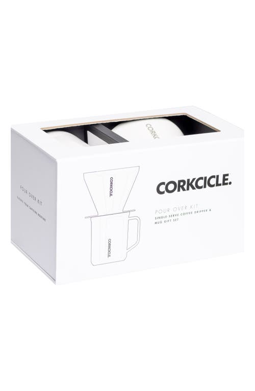 Shop Corkcicle 16-ounce Pour Over Set In Oatmilk